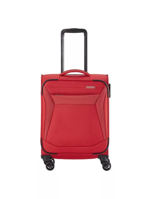 Travelite 80047-10 Chios S piros 4 kerekű kabin méretű bőrönd 