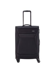 Travelite 80048-01 Chios M fekete 4 kerekű közepes méretű bőrönd 