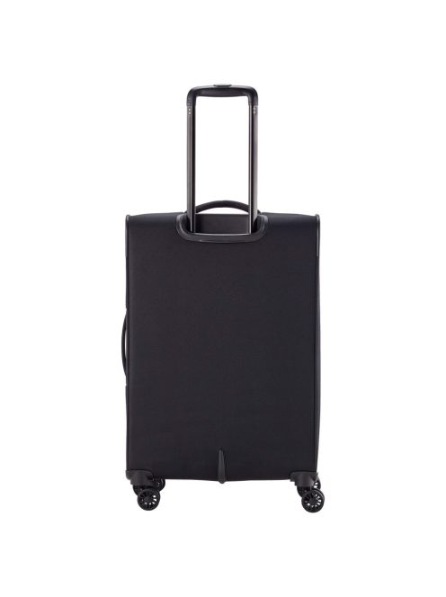 Travelite 80048-01 Chios M fekete 4 kerekű közepes méretű bőrönd 