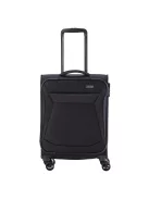 Travelite 80047-10 Chios S fekete 4 kerekű kabin méretű bőrönd 