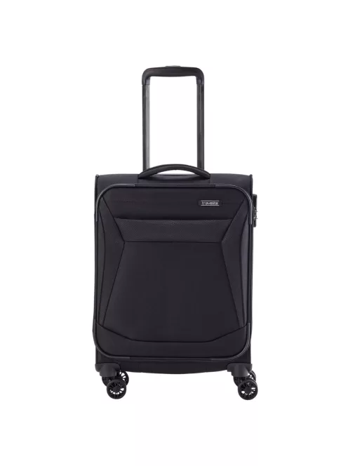 Travelite 80047-10 Chios S fekete 4 kerekű kabin méretű bőrönd 