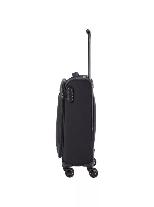 Travelite 80047-10 Chios S fekete 4 kerekű kabin méretű bőrönd 