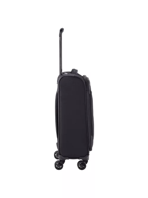 Travelite 80047-10 Chios S fekete 4 kerekű kabin méretű bőrönd 