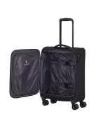 Travelite 80047-10 Chios S fekete 4 kerekű kabin méretű bőrönd 