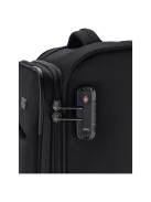 Travelite 80047-10 Chios S fekete 4 kerekű kabin méretű bőrönd 