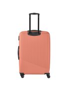 Travelite 72349-88 Bali L koralle 4 kerekű nagy méretű bőrönd 