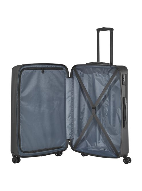 Travelite 72349-04 Bali L antrazit 4 kerekű nagy méretű bőrönd 