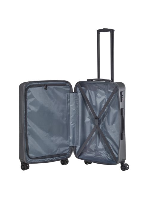 Travelite 72348-04 Bali M antrazit 4 kerekű közepes méretű bőrönd 