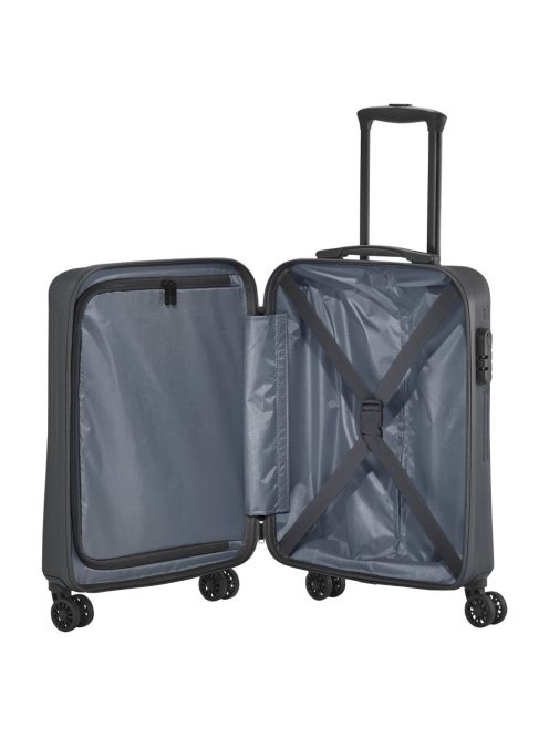 Travelite 72347-04 Bali S antrazit 4 kerekű kabin méretű bőrönd 