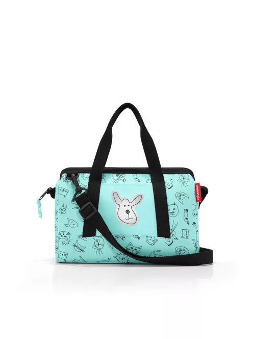 Reisenthel IQ4062 Allrounder XS kids cats and dogs mint gyerek utazótáska 
