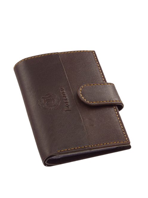 Lorenzo Menotti AFP2038/T barna bőr kártyatartó és pénztárca