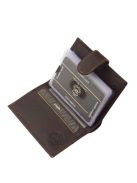 Lorenzo Menotti AFP2038/T barna bőr kártyatartó és pénztárca