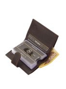 Lorenzo Menotti AFP2038/T barna bőr kártyatartó és pénztárca