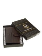 Lorenzo Menotti AFP2038/T barna bőr kártyatartó és pénztárca