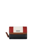 Tom Tailor Juna kék-fehér-piros női közepes pénztárca