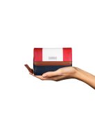 Tom Tailor Juna kék-fehér-piros női közepes pénztárca