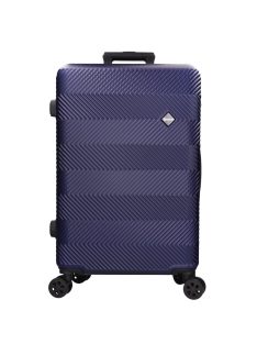 Benzi 5702 L sötétkék 4 kerekű nagy méretű bőrönd