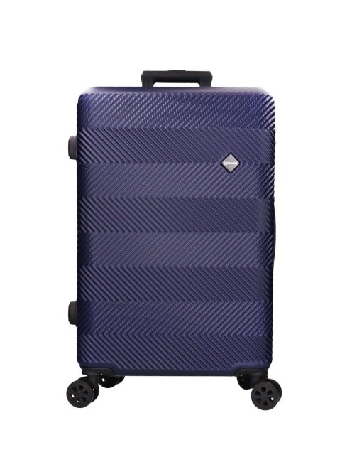 Benzi 5702 L sötétkék 4 kerekű nagy méretű bőrönd