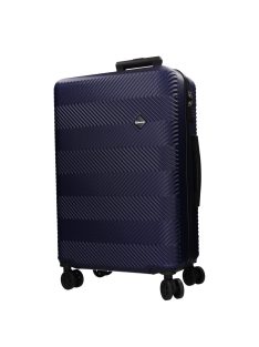 Benzi 5702 L sötétkék 4 kerekű nagy méretű bőrönd