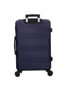 Benzi 5702 L sötétkék 4 kerekű nagy méretű bőrönd