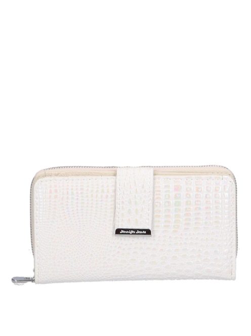 Jennifer Jones 5280-2 fehér lakk bőr pénztárca