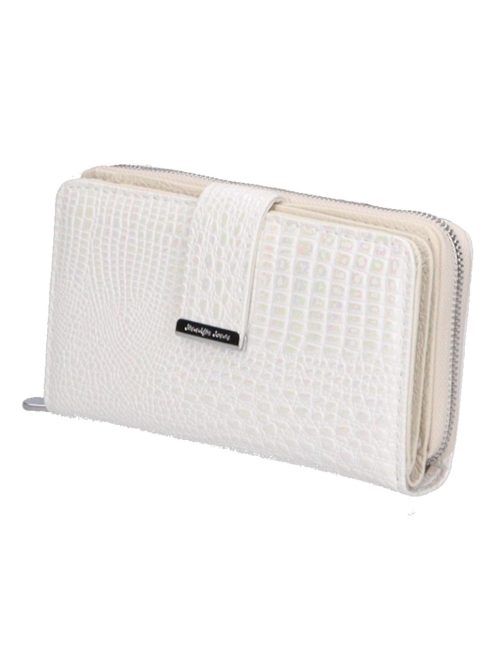 Jennifer Jones 5280-2 fehér lakk bőr pénztárca