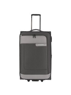 Travelite 92807-04 Viia L antrazit 2 kerekű bővíthető nagy méretű bőrönd 