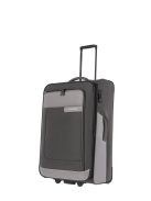 Travelite 92807-04 Viia L antrazit 2 kerekű bővíthető nagy méretű bőrönd 