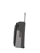 Travelite 92807-04 Viia L antrazit 2 kerekű bővíthető nagy méretű bőrönd 