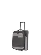 Travelite 92807-4 Viia S antrazit 2 kerekű bővíthető kabin méretű bőrönd 