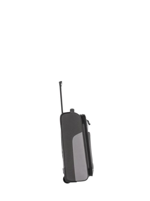 Travelite 92807-4 Viia S antrazit 2 kerekű bővíthető kabin méretű bőrönd 