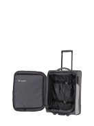Travelite 92807-4 Viia S antrazit 2 kerekű bővíthető kabin méretű bőrönd 