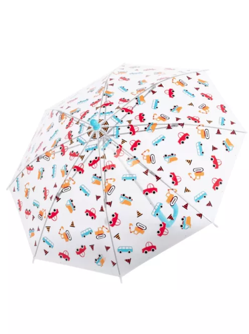 Derby Sky transparent 72654 kék autós esernyő