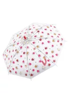 Derby Sky transparent 72654 piros katicás esernyő