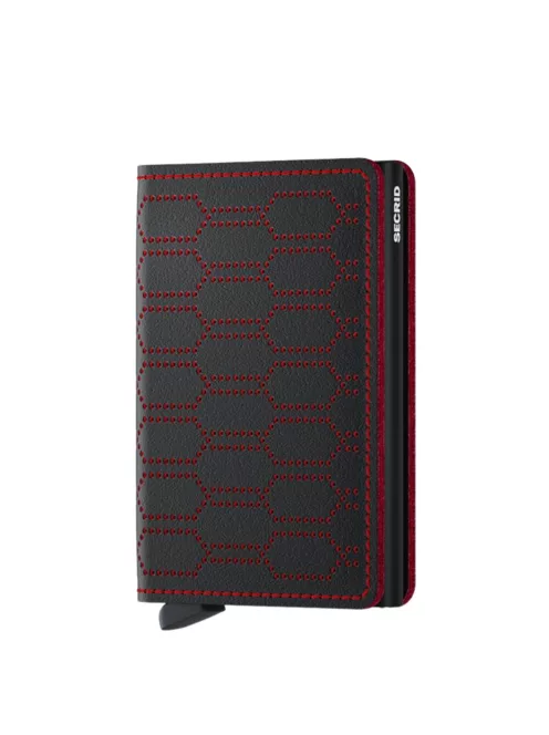 Secrid Slimwallet fuel black red automata kártyatartó 