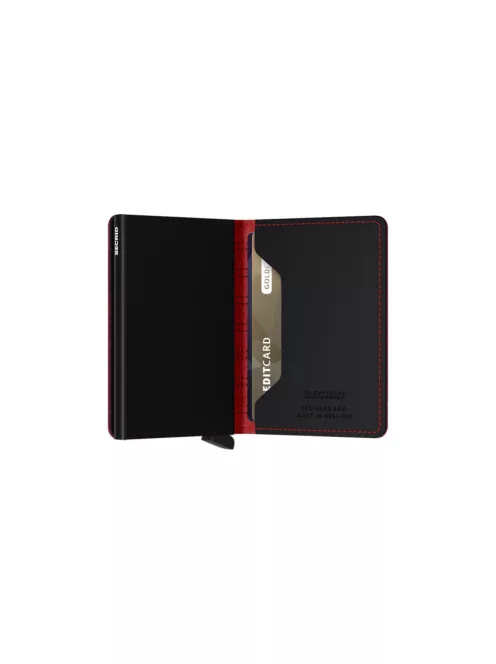 Secrid Slimwallet fuel black red automata kártyatartó 