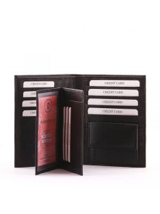 Sylvia Belmonte MGRIA3 fekete férfi bőr irattartó