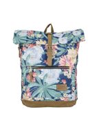 Enrico Benetti Santiago kék virágos rollup laptoptartós hátizsák 46215 408