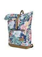 Enrico Benetti Santiago kék virágos rollup laptoptartós hátizsák 46215 408