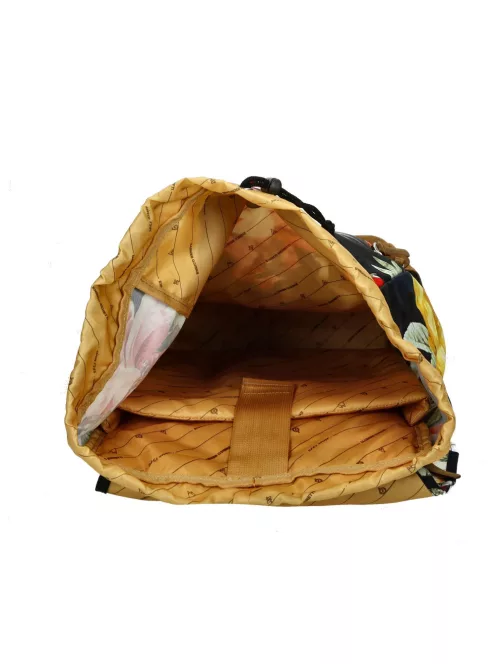 Enrico Benetti Santiago fekete virágos laptoptartós hátizsák 17" 46162 959 