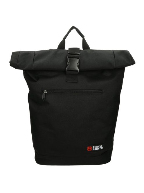 Enrico Benetti Amsterdam fekete rollup laptoptartós hátizsák 14" 54684 001