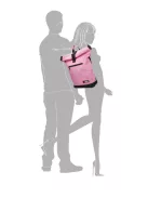 Enrico Benetti Amsterdam pink rollup laptoptartós hátizsák 14" 54684 009