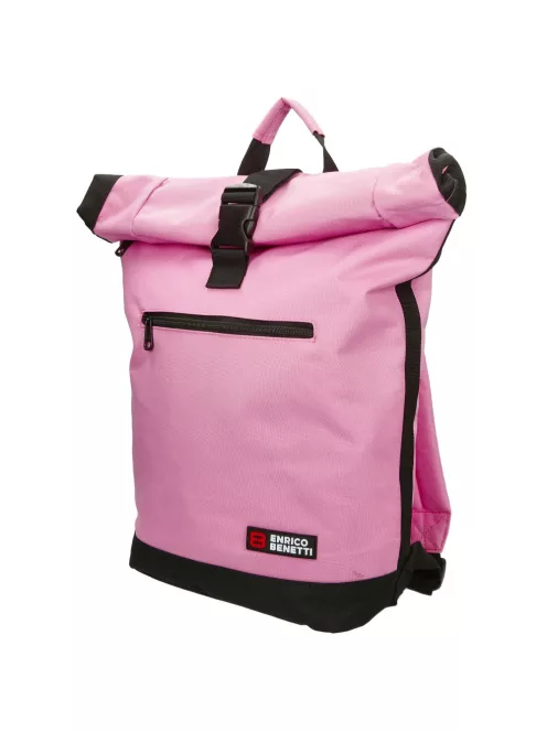 Enrico Benetti Amsterdam pink rollup laptoptartós hátizsák 14" 54684 009