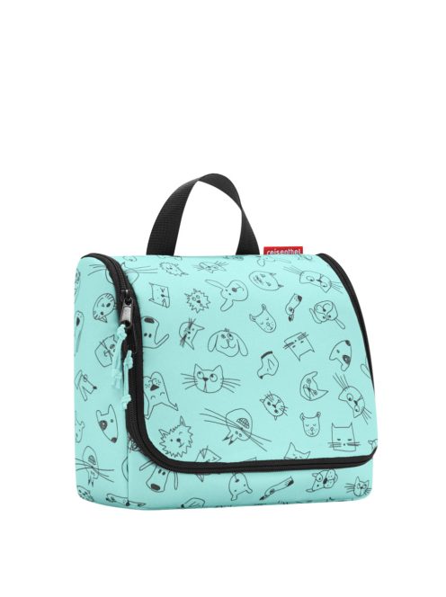 Reisenthel WH4062 Toiletbag kids cats and dogs mint kozmetikai táska