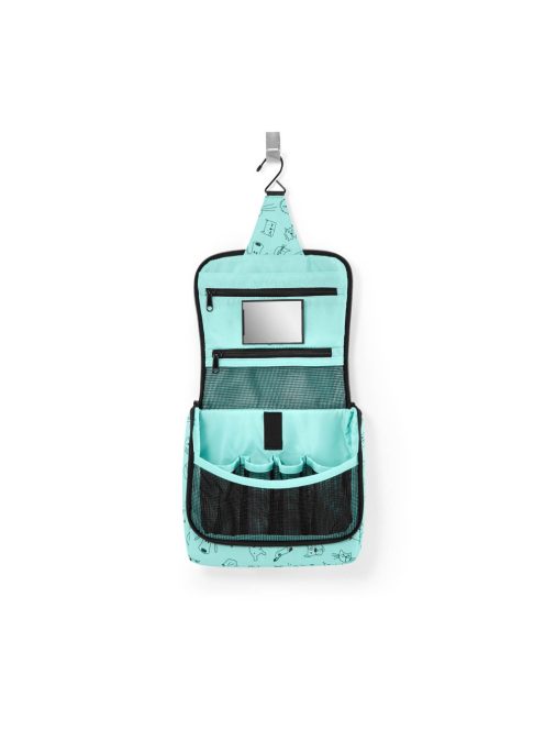 Reisenthel WH4062 Toiletbag kids cats and dogs mint kozmetikai táska
