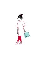 Reisenthel WH4062 Toiletbag kids cats and dogs mint kozmetikai táska