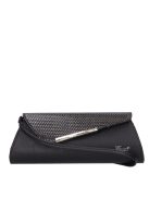 Karen D 455 fekete lakk fonott táska