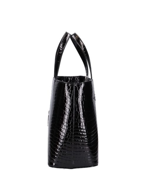 Chiara M 876 fekete lakk kroko táska