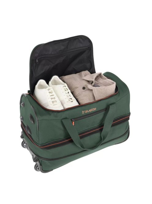 Travelite 96275-86 Basics S zöld 55 cm gurulós utazótáska 