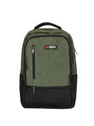 Enrico Benetti Hamburg olive laptoptartós hátizsák 15" 62124 029